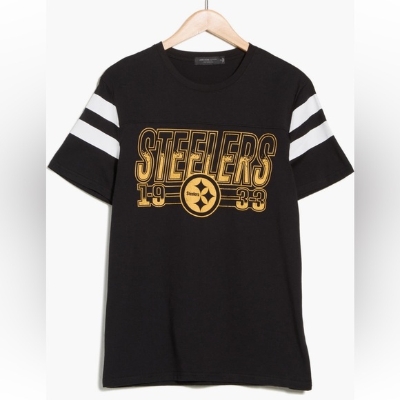 Junk Food NFL Pittsburgh Steelers Gridiron Black Halfback T-Shirt MN Med NWT - Picture 3 of 10